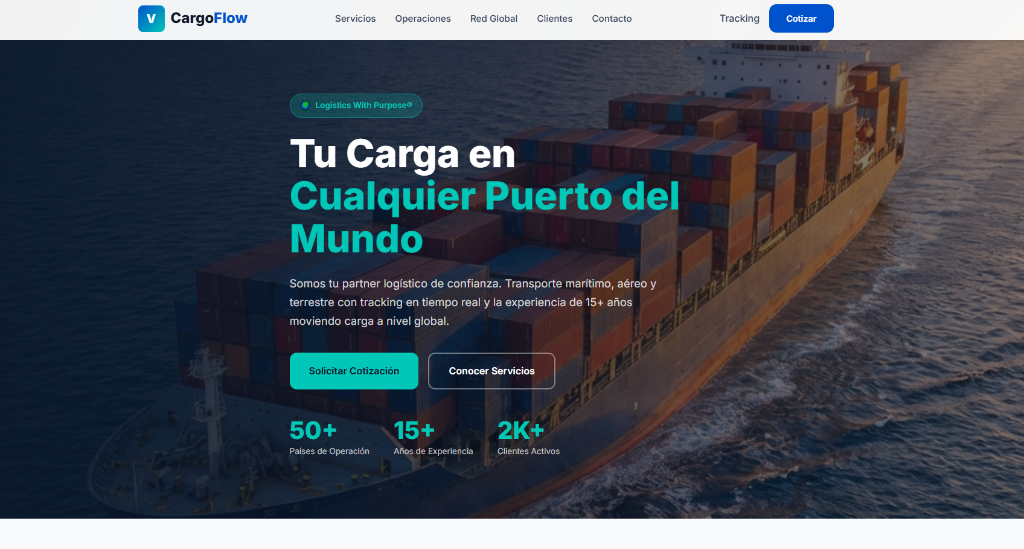 CargoFlow Logistics Website